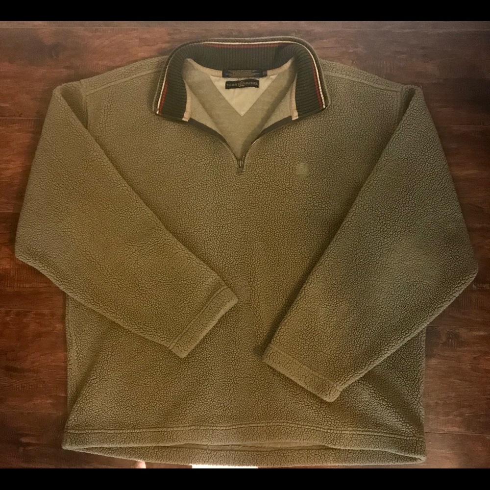 Vintage Men’s XXL Tommy Hilfiger Fleece Pullover